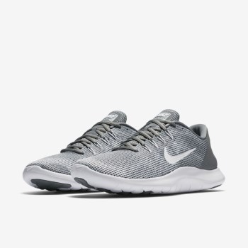 Nike Flex 2018 RN - Férfi Futócipő - Szürke/Fehér